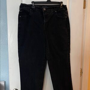 Bandolino Women's Dark Straight Leg Jeans